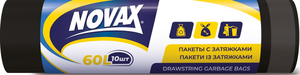 NV Сміт пакет з затяжкою 60 л 10 шт