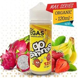 Преміум рідина для електронних сигарет Vegas Go Bananas 120 ml