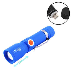 Ліхтар діодний Police BL-416-XPE, ЗУ USB, вбудований акумулятор, zoom