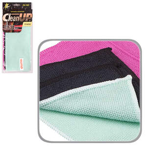 Серветка мікрофібра CleanUP CU-102 універс. 30х40см 3 шт.
