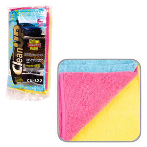 Серветка мікрофібра CleanUP CU-122 універс. 25х25см 6 шт.