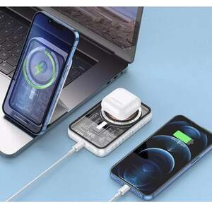 MagSafe Power Bank Hoco Q10 PD20W 5000mAh (white)