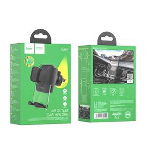 Автотримач розсувний у дефлектор Hoco CA117 Black