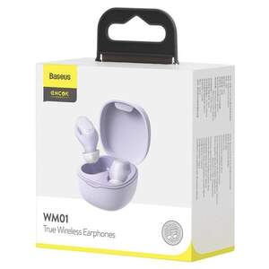 Бездротові навушники Baseus Encok WM01 True Wireless Earphones | Purple
