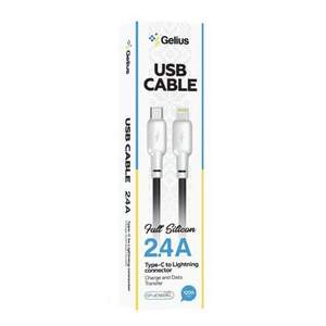 Кабель USB Gelius Full Silicon GP-UCN001CL Type-C to Lightning (1.2m) (20W)