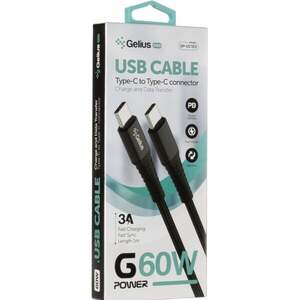 Характеристики Кабель Gelius Pro G-Power GP-UC103 Type-C/Type-C Black (60W)