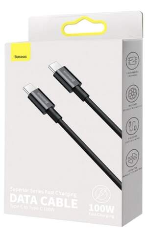 USB Cable Baseus Superior Series Fast Cgarging  T-Cto T-C 100W