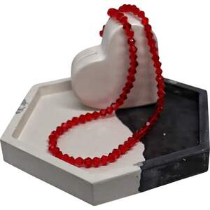 Біконус 4мм червоний