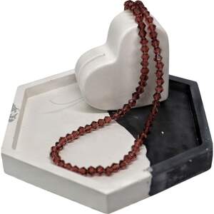 Біконус 4мм фіолетовий прозорий