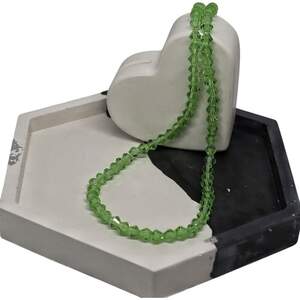 Біконус 4мм салатовий