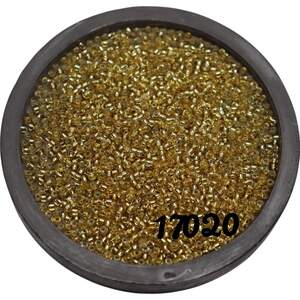 17020 чеський бісер Preciosa Ornela топаз, срібна підкладка