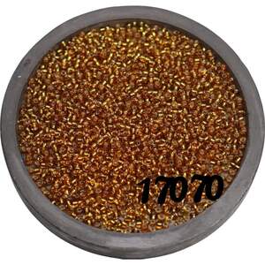 17070 чеський бісер Preciosa Ornela топаз, срібна підкладка