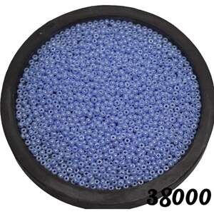 38000 чеський бісер Preciosa Ornela  непрозорий lt. блакитний, сфінкс