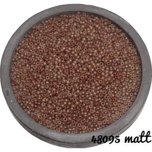 48095 matt чеський бісер Preciosa Ornela  кришталь, блискуча троянда