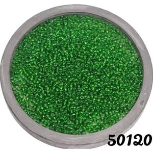 50120 чеський бісер Preciosa Ornela трансп. зелений