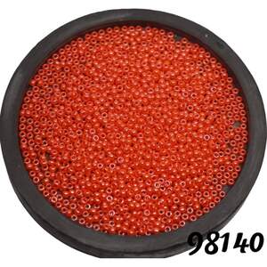 98140 чеський бісер Preciosa Ornela непрозорий апельсин, сфінкс