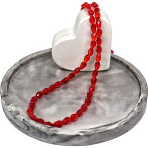 Намистини крапля 4*6мм червоні