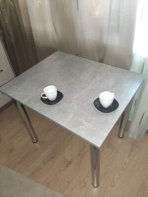 Стіл кухонний колір Бетон Сірий, розмір 820х660мм