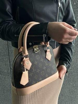 Женская сумка из эко-кожи Луи Виттон Louis Vuitton Alma LV молодежная, брендовая сумка через плечо Женская сумка из эко-кожи Луи Виттон Louis Vuitton Alma LV молодежная, брендовая сумка через плечо