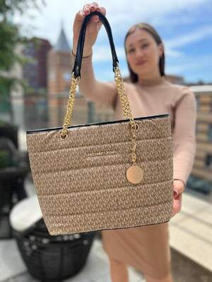 Женская сумка из эко-кожи Michael Kors молодежная, брендовая сумка шопер через плечо Женская сумка из эко-кожи Michael Kors молодежная, брендовая сумка шопер через плечо
