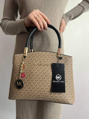 Женская сумка из эко-кожи Michael Kors молодежная, брендовая сумка шопер через плечо Женская сумка из эко-кожи Michael Kors молодежная, брендовая сумка шопер через плечо