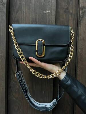 Женская сумка Marc Jacobs Shoulder Bag  Марк Джейкобс маленькая сумка на плечо легкая сумка из экокожи