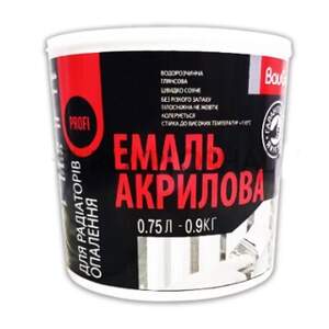 Емаль BauGold акрилова для радіаторів (0,75 л)