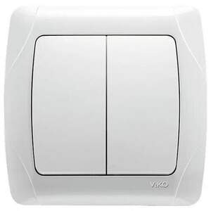 Вимикач  VIKO CARMEN 2-й білий