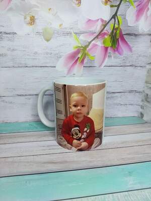 Чашка-хамелеон з фото дитини та написом “Бандіт” – подарунок для маленького хулігана