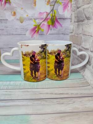 Парні чашки для закоханих – подарунок для пари, на весілля, заручини, річницю, 330 мл