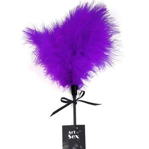 Лоскітка зі шльопалкою Піка Art of Sex – Puff Peak, фіолетова Лоскітка зі шльопалкою Піка Art of Sex – Puff Peak, фіолетова