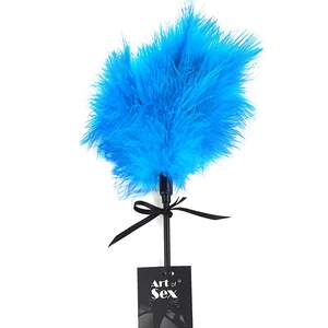 Лоскітка зі шльопалкою Піка Art of Sex – Puff Peak, блакитна Лоскітка зі шльопалкою Піка Art of Sex – Puff Peak, блакитна