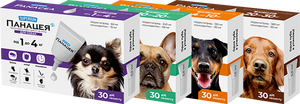 ПАНАЦЕЯ Суперіум табл від всіх паразитів для собак 30-60кг 1таб/упак