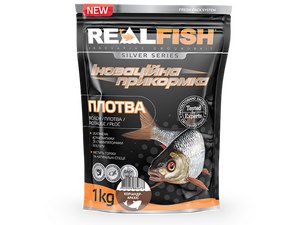 прикормка ПЛОТВА коріандр-арахіс REALFISH прикормка ПЛОТВА коріандр-арахіс REALFISH