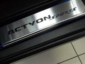 Накладки на пороги Ssang Yong ACTYON sports