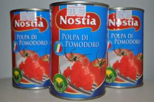 Помидоры консервированные Nostia Polpa di pomodoro из Италии Помидоры консервированные Nostia Polpa di pomodoro из Италии