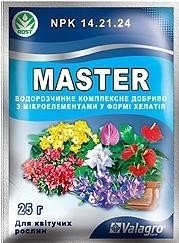 Удобрение Мастер для цветущих растений, 25г.
