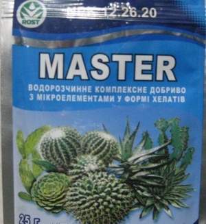 Удобрение Мастер для кактусов и суккулентов, 25г. Удобрение Мастер для кактусов и суккулентов, 25г.