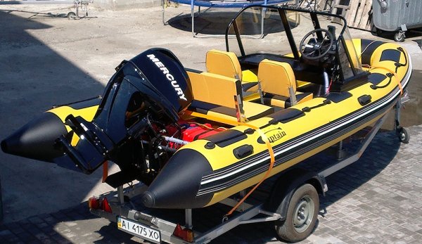 Риб лодки. Лодка Captain  Риб САР-450 Rib