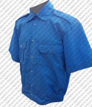 Рубашка форменная голубая длинный рукав