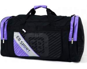 Сумка Enrico Benetti дорожная черно-фиолетовая 47048646