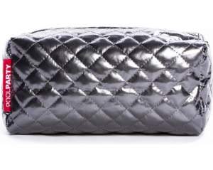 Косметичка POOLPARTY cosmetic-dark-silver