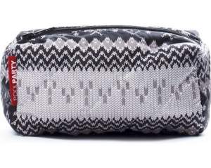 Косметичка POOLPARTY cosmetic-snowflakes-grey