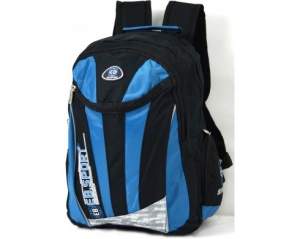 Рюкзак Enrico Benetti молодежный черно-голубой 47044648