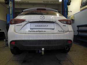 Фаркоп MAZDA 3 хетчбэк 2014 г. Фаркоп MAZDA 3 хетчбэк 2014 г.