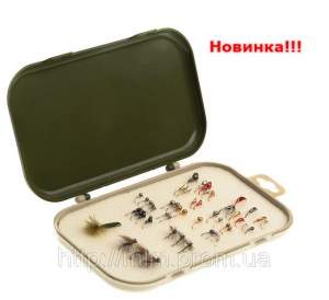 Коробка с мягким вкладышем 2100 (для мушек, мормышек, мелких блесен)