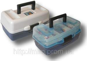 Ящик 2 полки Aquatech c прозрачной и не прозрачной крышкой.