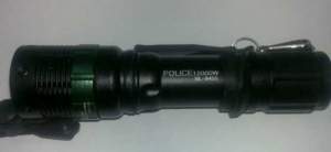 фонарик металлический POLICE BL-8455 12000W zoom