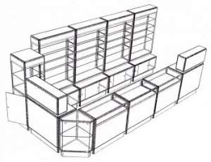Мебель для продовольственных магазинов