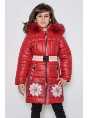 Зимняя детская куртка с мехом